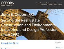Tablet Screenshot of osbornlaw.com